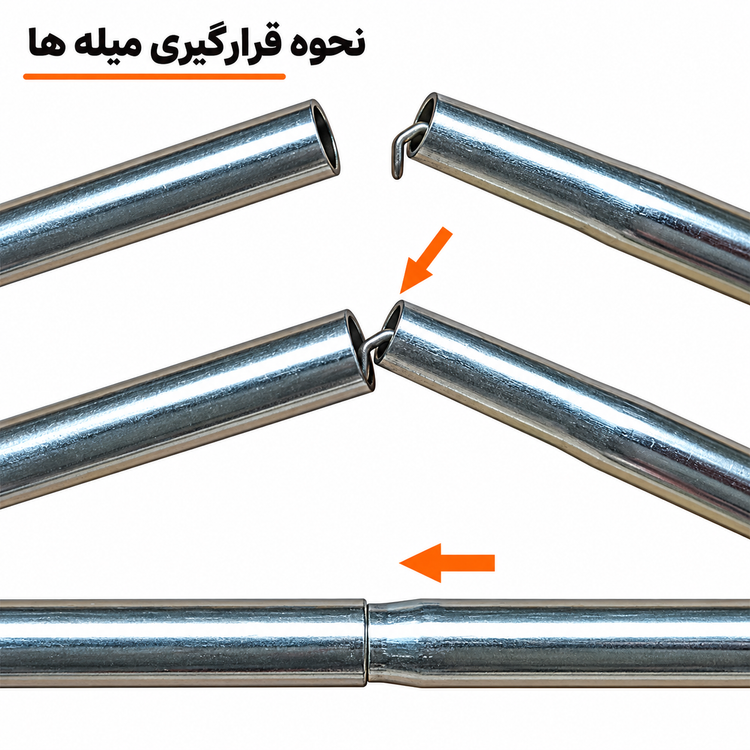 پایه سایه بان گلدن بیر مدل M2- دو پایه